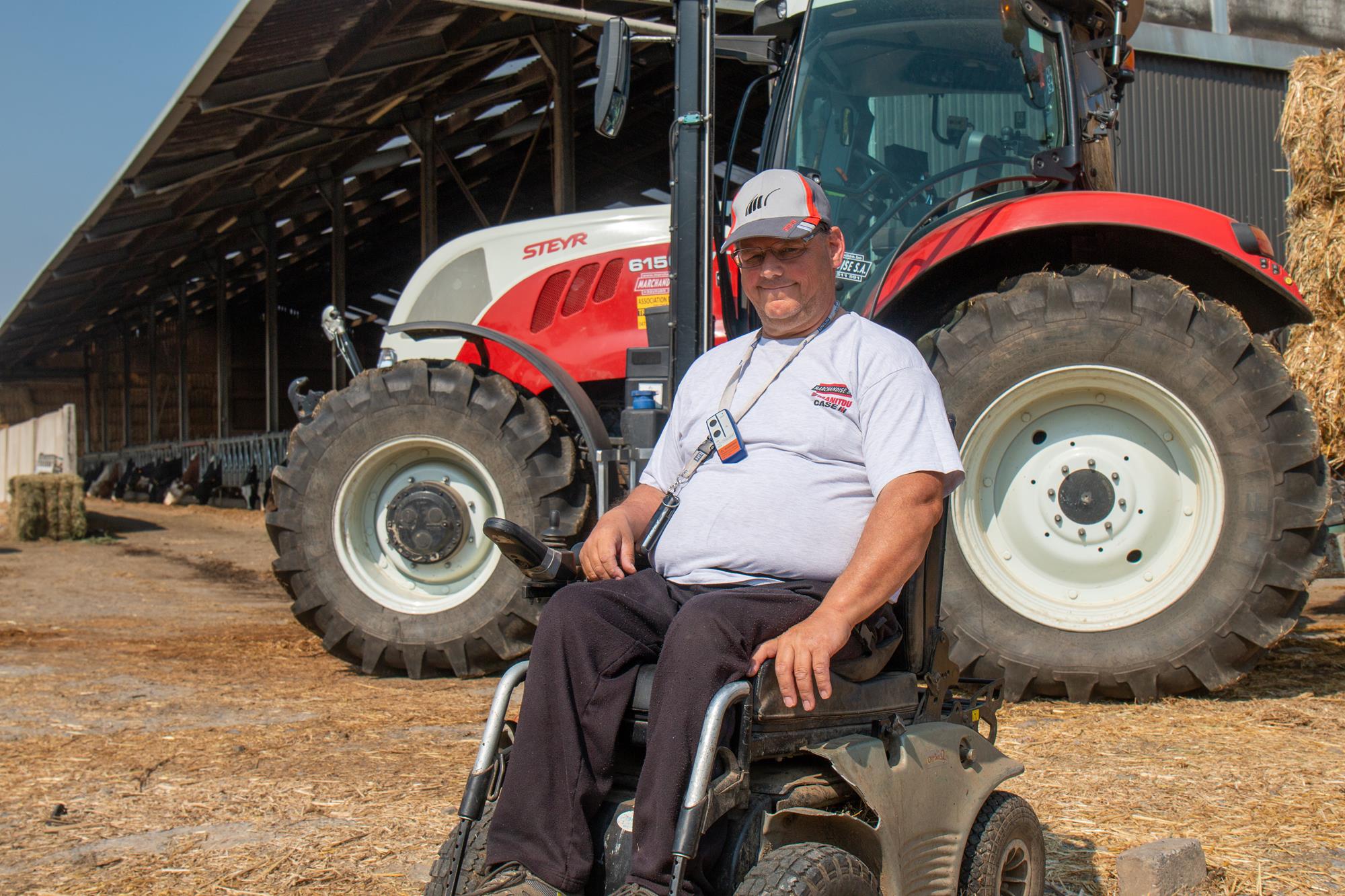 Boeren met een beperking: Het verhaal van Jean-Paul Dawance en zijn aangepaste Steyr